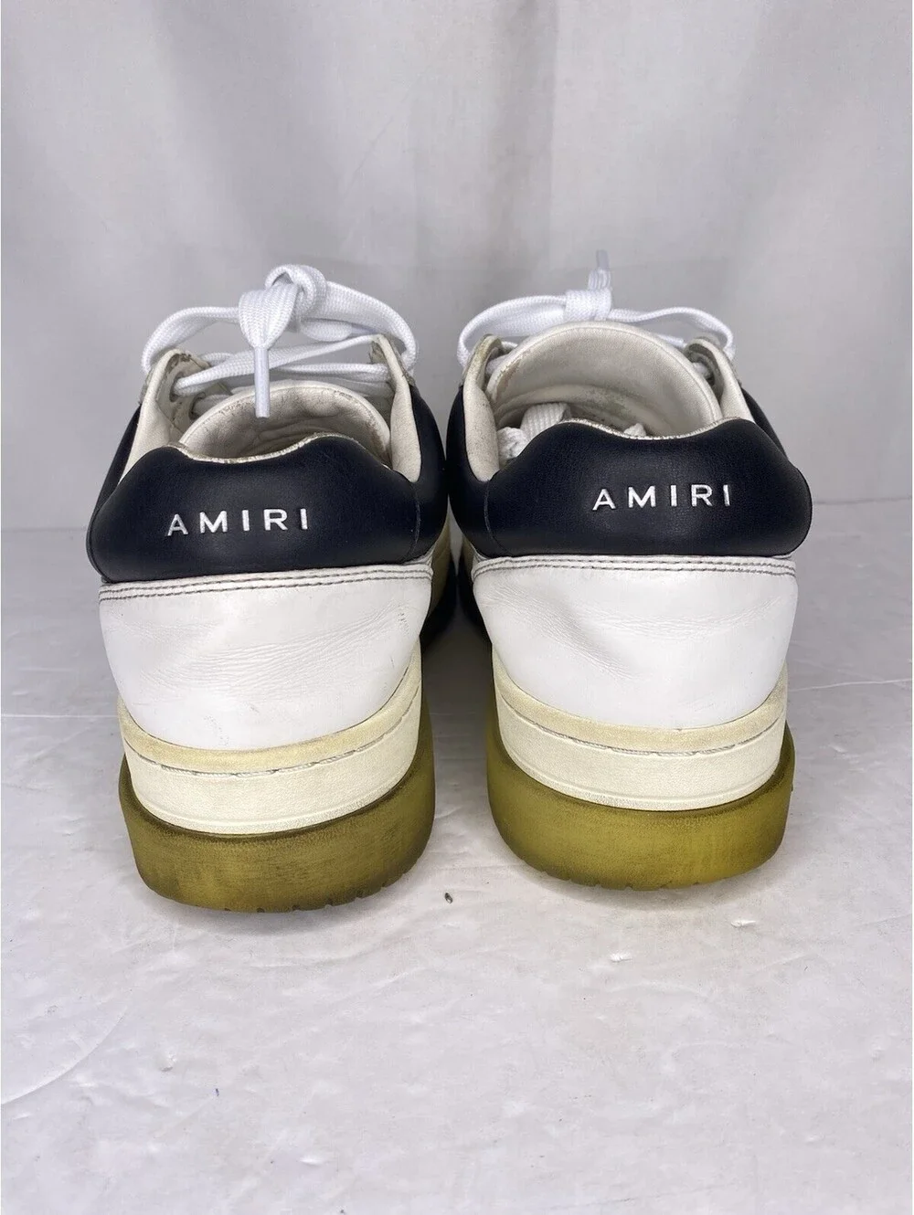 Amiri Stadium Low Sneakers White/Black Size 43 Replacement Laces